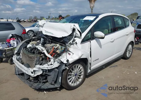 2013 Ford C-Max Hybrid Sel z USA, uszkodzony, nr VIN 1FADP5BU8DL528065